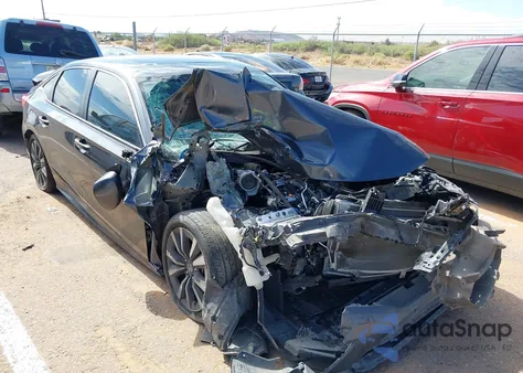 2023 Honda Civic Ex /Ex W/O Bsi z USA, uszkodzony, nr VIN 2HGFE1F78PH319482